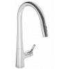 Hansa Dřezová baterie Designo s vytahovací sprškou, 2 proudy chrom 51362283