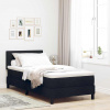 zahrada-XL Posteľ boxspring s matracom Čierna 100 x 200 cm látka 3338666