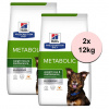 Hill's Prescription Diet Metabolic Regulácia hmotnosti granule pre psov 2 x 12 kg