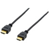 Equip HDMI prepojovací kábel Zástrčka HDMI-A 3.00 m čierna 119351 4K UHD, pozlátené kontakty HDMI kábel; 119351