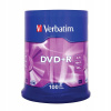 Verbatim DVD+R 4,7GB 16x, 100ks