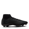 Nike Zoom Mercurial Superfly 10 Academy Firm Ground Football Boots Black/Green 9.5 (44.5)