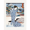 Plagát, Obraz - Japanese Woman (1830), Keisai Eisen, 30 × 40 cm