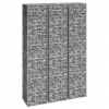 vidaXL Gabiónové vyvýšené záhony 3 ks 30x30x150 cm, železo