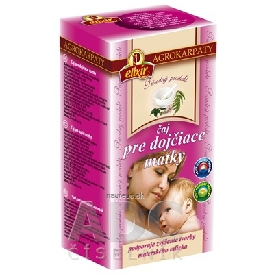 AGROKARPATY, s.r.o. Plavnica AGROKARPATY Čaj pre dojčiace matky prírodný, bylinný čaj 20x2 g (40 g) 10 x 1.5 g