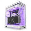 NZXT case H6 Flow RGB / 3x120 mm fan / glass / mesh panel / white