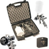 Striekacia pištoľ ANI SKULL/S H2 TMD2 v kufríku 3 v 1 (CLEAR, WB, HVLP) s digitálnym manometrom 1,3 mm tryska - prémiová talianska kvalita (ANI ANI SKULL H2 3IN1 CLEAR/WB/HVLP IN CASE 1,3 AH1535020A N
