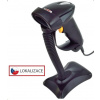 Virtuos CCD čítačka HT-310A s veľkým dosahom, USB (klávesnica/RS232), stojan , čierna EH02G0010