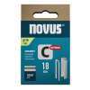 NOVUS sponky s úzkym chrbtom, typ C, 4/18 mm, 1000 ks