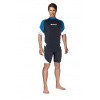 Tričko MARES RASH GUARD LOOSE FIT Short Sleeve - Krátky Rukáv - Voľný strih - Pánske XS Modrá