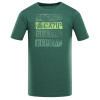 ALPINE PRO BOLEN 2 Zelená/Tyrkysovo zelená PÁNSKE RÝCHLOSCHNÚCE TRIČKO S COOL-DRY XS