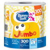 Bunny Soft Jumbo Papierová utierka 2 vrstvy Celulóza 300 listov