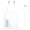 ORIGINÁLNA RÝCHLA NABÍJAČKA USB-A 90W KABEL USB-C XIAOMI MDY-15-EK