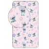 Jerry Fabrics prestieradlo Lilo and Stitch Pink 90x200