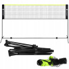 SIEŤKA NA HRU S PALETKAMI BADMINTON + SKLADACÍ RÁM 400 x 75 cm + POŤAH