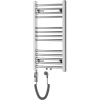 Mexen Ares, elektrické vykurovacie teleso 700 x 400 mm, 300 W, chrómová, W102-0700-400-2300-01