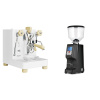 Lelit Bianca PL162T V3, white + Eureka Atom Specialty 65, black