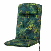 HOBBYGARDEN vonkajšie/vnútorné, vankúš na sedenie, prešívaný vankúš na sedenie, vankúš na záhradný nábytok, na stoličky alebo ležadlá, prešívaný, pohovka, 121 x 50 x 6 cm, zelená tráva