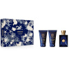 Versace Dylan Blue Versace Dylan Blue Pour Homme toaletná voda 50 ml + parfumovaný sprchovací gél 50 ml + balzam po holení 50 ml