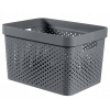 CURVER INFINITY 17L 36 x 27 x 22 cm, recyklovaný plast, tmavo sivý 04740-G43