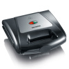 SEVERIN SA 2968 - Sandwichmaker / Waffeleisen / Grill - 1 kW - Čierna/Chrome
