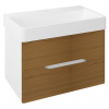 Sapho MEDIENA umývadlová skrinka 77x50,5x49cm, biela matná/dub natural SPH MD082