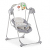 Chicco Ležadlo hojdacie s dialkovým ovládaním Polly Swing Up - Silver