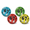 Lopta 67/six seven nafúknutá 11cm 4 farby