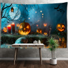 Halloween tekvica tapisérie stena zavesenie psychedeli (Halloween tekvica tapisérie stena zavesenie psychedeli)