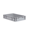 Euro prepravky classic-line B, záslepky sivé, z PP, 600 x 400 x 120 mm, BJ = 8 ks