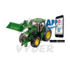 Siku John Deere 7310R s čelným nakladačom a ovládaním aplikácií Bluetooth