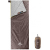 Spací vak Naturehike hnedý mini ultralight LW180 spací vak veľ. M (NH21MSD09MH)
