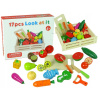 Lean Toys súprava na krájania ovocia a zeleniny na suchý zips