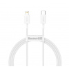 Baseus CATLYS-A02 Superior Series USB-C na Lightning, 20 W, PD, 1m, bílý