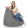 Sedací vak BAG Sako XXL Nylon vodeodolný Farba: 18.Tm. Sivý