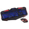 Káblový set EGK3000 Esperanza multimediálny herný led usb kryt