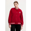 Bomber bunda s prímesou vlny Tommy Hilfiger WW0WW47760 červená 38