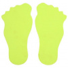 Merco Feet značka na podlahu žltá