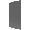Mexen Next L vaňa paraván 1-krídlový 100 x 150 cm, grafit, biely - 895-100-000-03-40-20