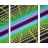 Triptych pre retro obývacia izba 3d laserovým ilustračné (Triptych pre retro obývacia izba 3d laserovým ilustračné)