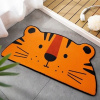 Tiger štýl 45x90cm Sladký plyšový medvedí mačka absorbujúca žaba m (Tiger štýl 45x90cm Sladký plyšový medvedí mačka absorbujúca žaba m)