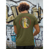 GG-God.sk Tričko Aténa Pánske Farba: Zelená (Khaki), Veľkosť: XL, Grafika: Vzadu (Back)
