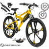 MTB bicykel IWOBIKE Yellow Fang rám 18 palcov koleso 26 