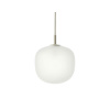 Muuto Závesné svietidlo Rime Ø18, opal/grey 22252