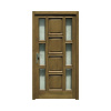 Vchodové dvere BB 117 drevené 110x210,5 cm L dub