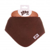 Kikko Bambusová detská slintáčka/šatka Dark Choco