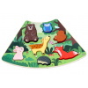 2Kids Toys Dřevěné puzzle - Lesní zvířátka - propojitelné