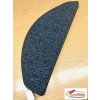 Holtex Nášľapy na schody Rambo 78 antracit polkruh rozmer cm 22 x 56