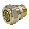 PipeTec Mosadzná svorná spojka 20x2 / 1/2