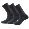 DEVOLD Daily medium sock 3pk, black - 36-40